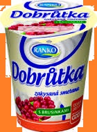 Ranko Dobrůtka – zakysaná smetana s brusinkami ( cena zlatý klas 2015 )